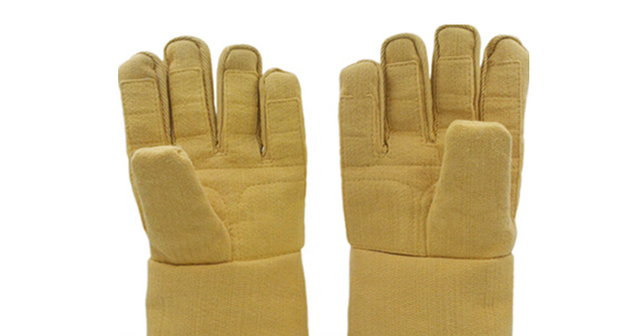 Guantes Kevlar resistentes al calor丨Fiver Fingers with Non-woven Reforce丨GP51